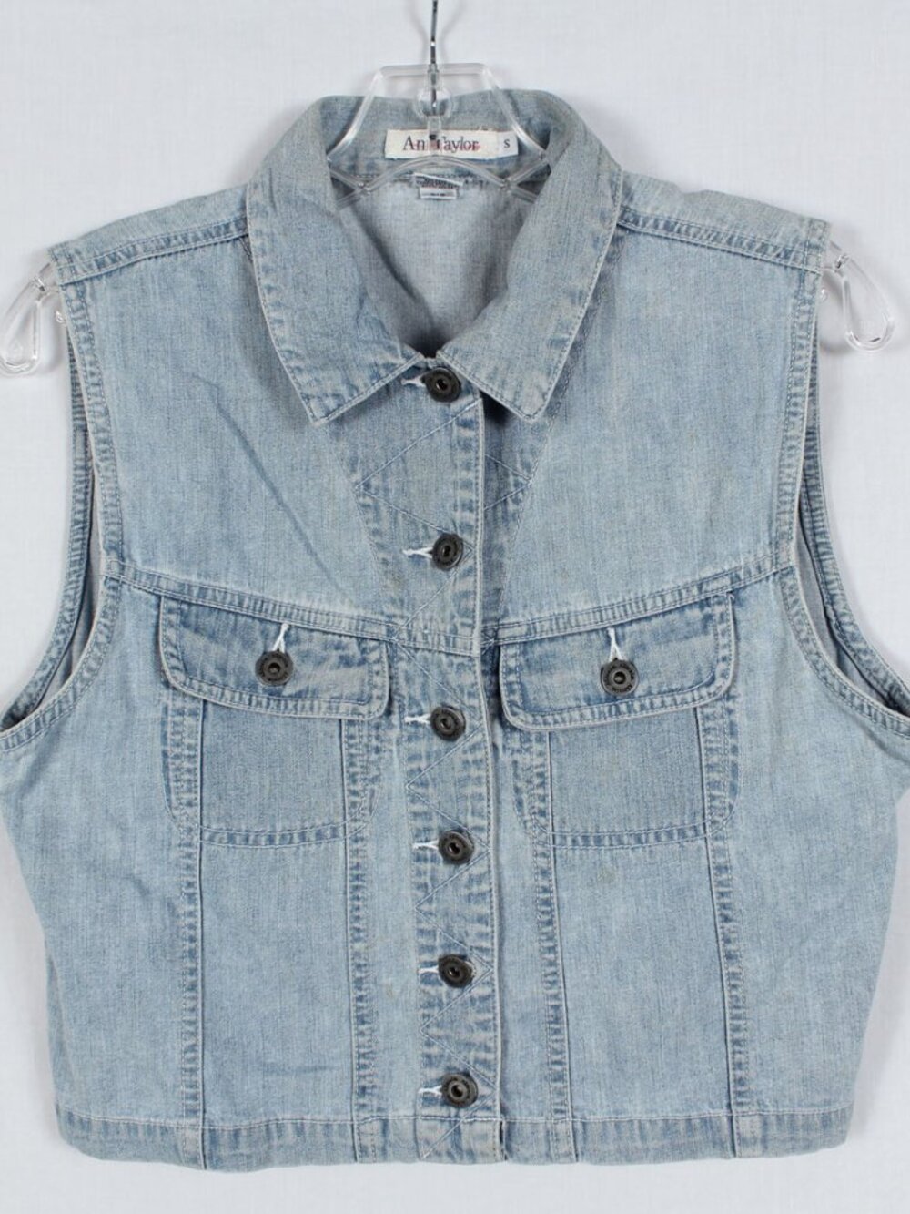 Ann Taylor Women's Denim Vest Size S